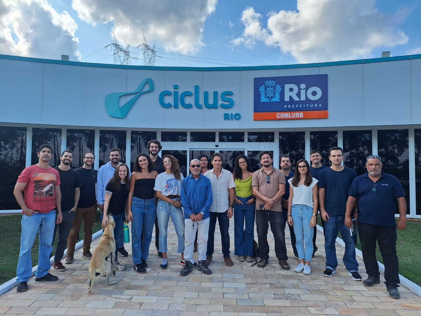 Visita ao aterro sanitário bioenergético da Ciclus Rio